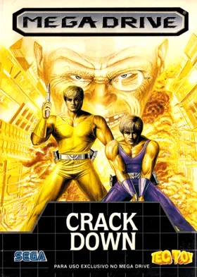 Crack Down (Japan, Europe) (Rev A) box cover front